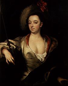 Portrait of Mrs Schrayvogel od Johann Kupezky or Kupetzky