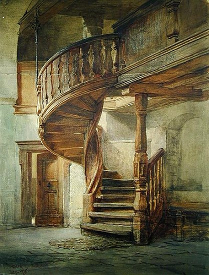 Spiral Staircase. Limburg an der Lahn od Johann Martin Gensler