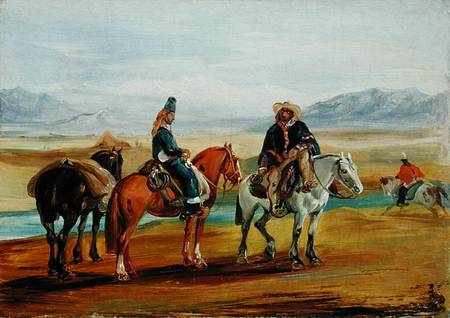 Chilean Huasos od Johann Moritz Rugendas