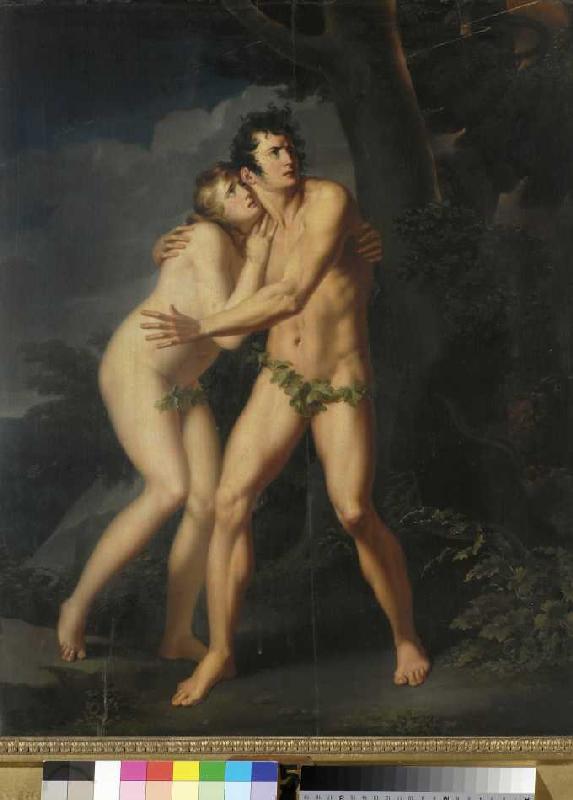 Adam und Eva od Johann Peter von Langer