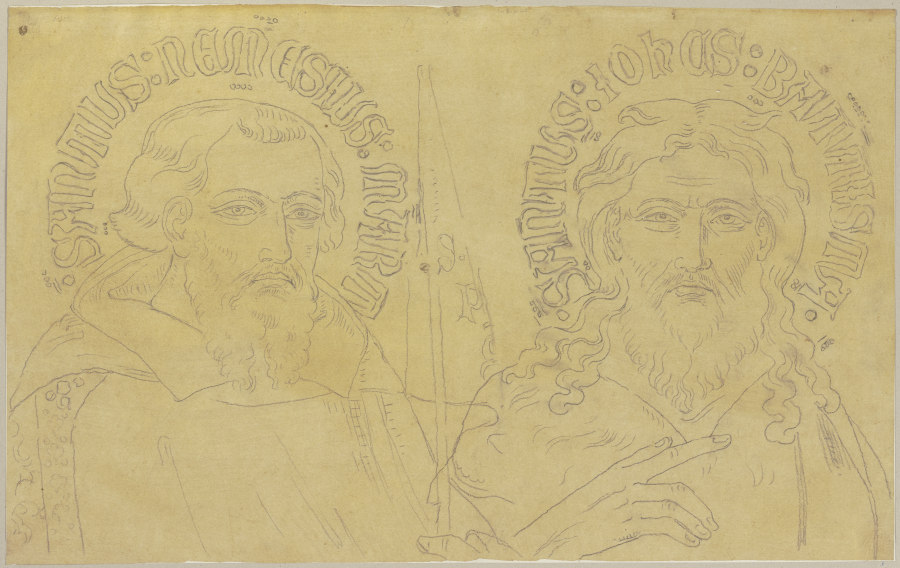 Heads of two saints od Johann Ramboux