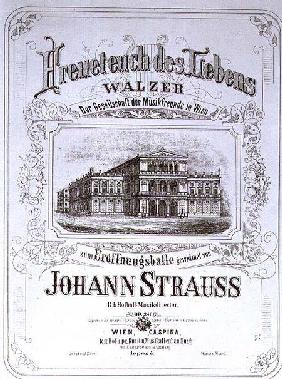 Poster advertising 'Freueteuch des Lebens', a waltz