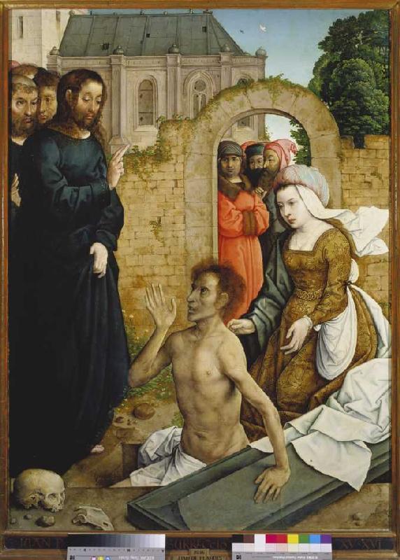The Auferweckung of the Lazarus. od Johann von Flandern