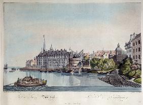 View of Düsseldorf before the French Bombardment on October 6, 1794