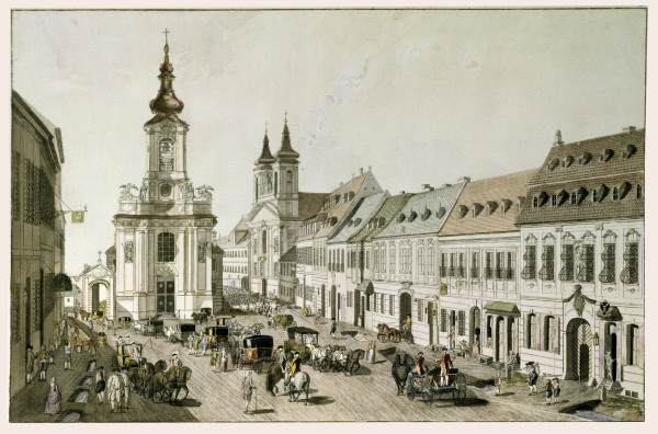 Vienna, St. Nikolai Church od Johann Ziegler