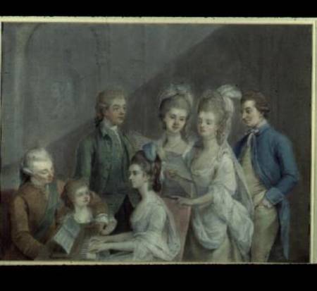 The family of Charles Schaw od Johann Zoffany