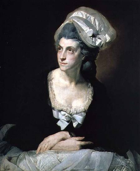 Portrait of Mary Thomas, the Artist's Wife od Johann Zoffany