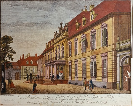 The Palace of Prince Ferdinand of Prussia, Berlin od Johann Carl Wilhelm Rosenberg