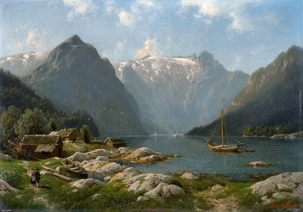Norwegischer Fjord od Johannes B. Duntze