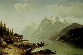 The Geirangerfjord. od Johannes B. Duntze