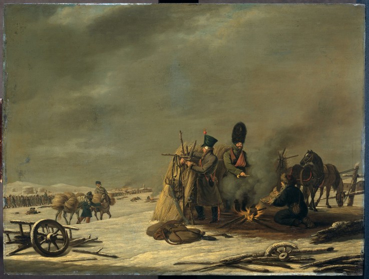 Somewhere near Molodechno at December 4, 1812 od Johannes Hari