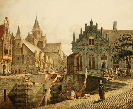 The Canal Lock od Johannes Huibert Prins