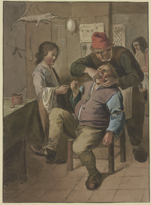 The village dentist od Johannes Pieter de Frey