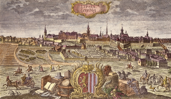 View of Leipzig od Johann Georg Ringlin