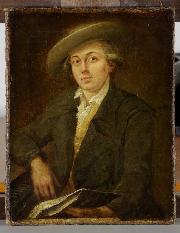 Bildnis eines Musikers (Bildnis des Komponisten Joseph Martin Kraus?) od Johann Georg Schütz