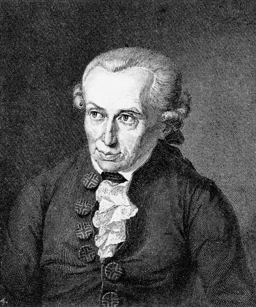 Kant, Immanuel Königsberg - Philosoph, Holzstich von J. L. Raab nach dem Gemälde von G. Doebler. od Johann Leonhard Raab