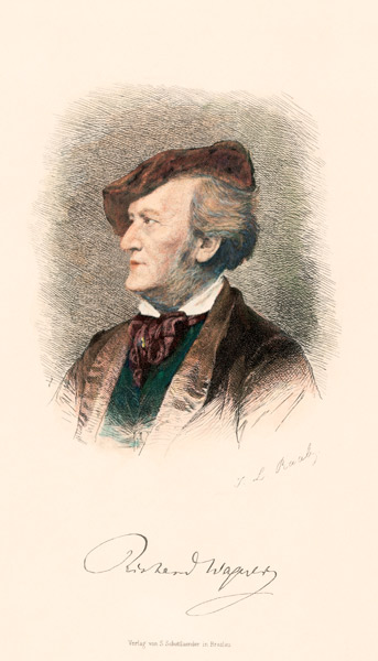 Richard Wagner, Komponist  od Johann Leonhard Raab