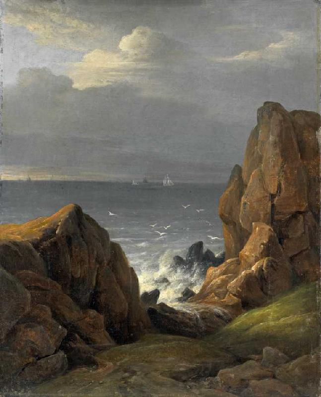 Küste bei Kullen od Johann Ludwig Gebhard Lund