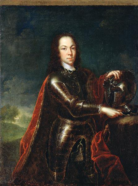 Portrait of Tsarevich Alexei Petrovich of Russia, 1728 (see 347496 for pair)