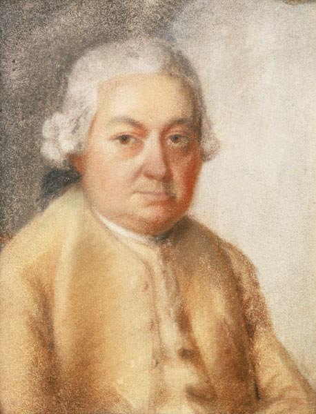 Portrait of Carl Philipp Emanuel Bach, c.1780 od Johann Philipp Bach