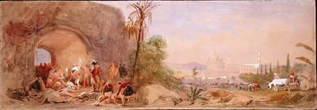 The discovery of Tipu's body at the Water Gate at Seringapatam od John Absolon