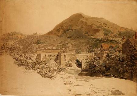 Bridge at Llangollen od John Alexander Gresse
