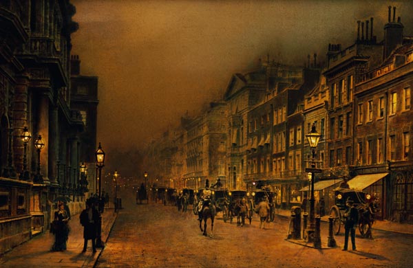 St James''s Street od John Atkinson Grimshaw