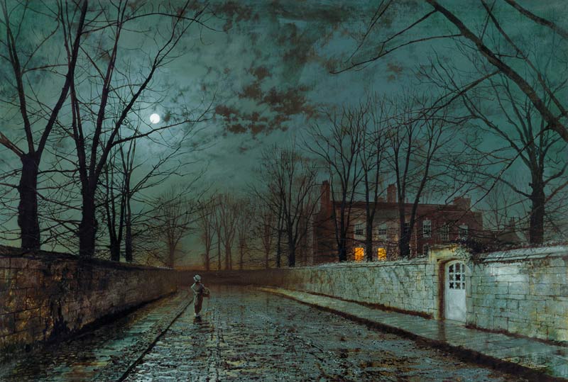 Silver Moonlight od John Atkinson Grimshaw