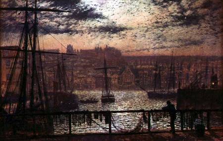 Whitby Harbour from Station Quay od John Atkinson Grimshaw