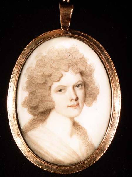Miniature of an Unknown Lady od John Barry