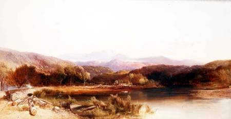 The River Tallock near Loch Lomond od John Berney Ladbrooke