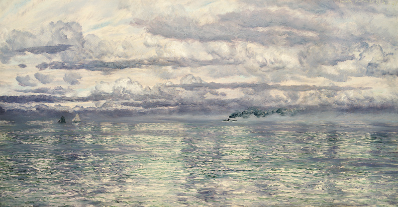 A Pearly Summer Seascape od John Brett