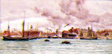 Portsmouth Harbour od John Brett