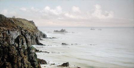A Rocky Coastline od John Brett