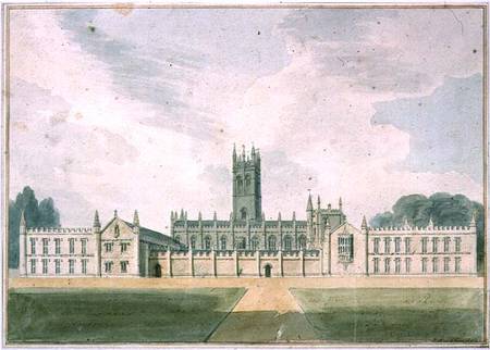 Magdalen College, Oxford od John Buckler