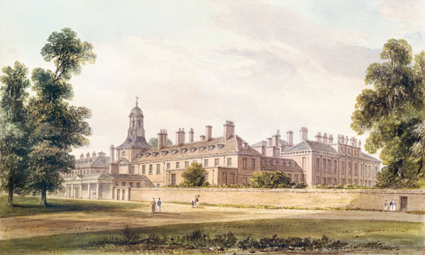 The South-West view of Kensington Palace od John Buckler