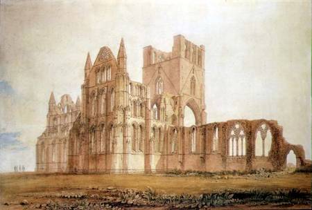 View of Whitby Abbey od John Buckler