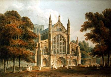 Winchester Cathedral od John Buckler