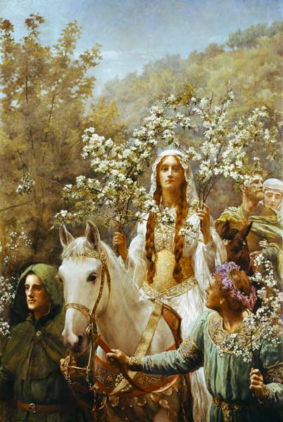 Queen Guinevere's Maying od John Collier