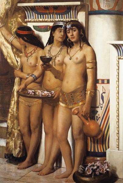 Pharaoh's Handmaidens od John Collier