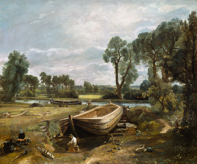 Boat Building od John Constable