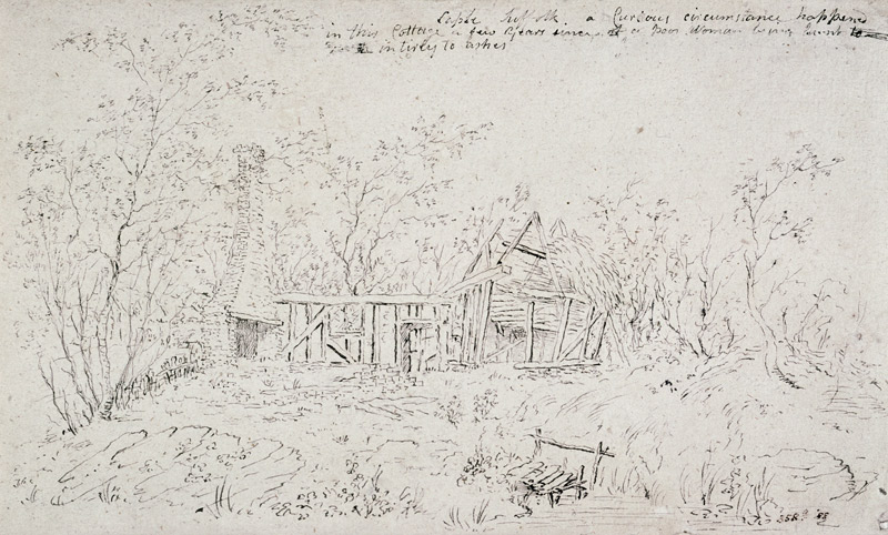Cottage at East Bergholt od John Constable