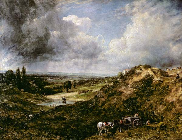 Hampstead Heath, Branch Hill Pond od John Constable
