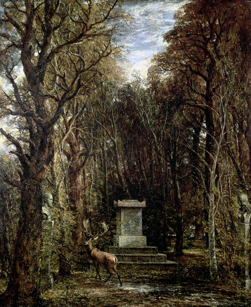 The Cenotaph to Reynold''s Memory, Coleorton, c.1833 od John Constable