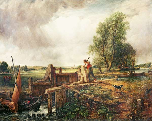 A Boat Passing a Lock od John Constable