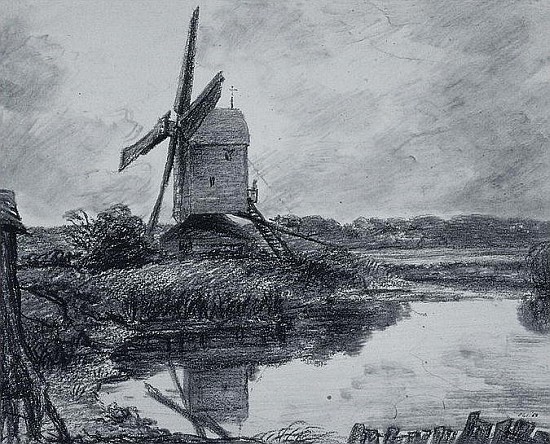 A mill on the banks of the River Stour od John Constable