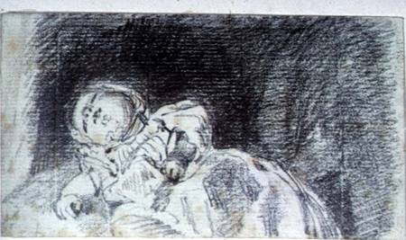 A baby (possibly Maria Louisa Constable) od John Constable