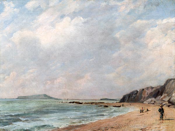 A View Of Osmington Bay, Dorset,  Looking Towards Portland Island od John Constable