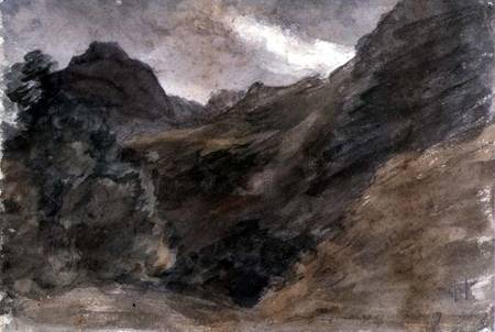 Eagle Crag, Borrowdale, 1806, recto) od John Constable