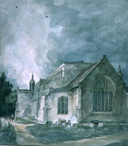 East Bergholt Church: Exterior od John Constable